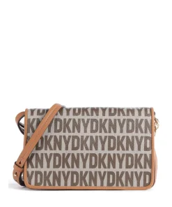 Milano Seventh Avenue Umhängetasche Lederimitat, genarbtes Rindsleder braun