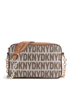 Milano Seventh Avenue Umhängetasche Lederimitat, fein genarbtes Rindsleder braun