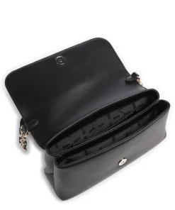 Milano The Village Schultertasche fein genarbtes Rindsleder schwarz