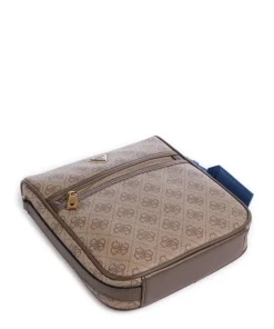 Milano Umhängetasche Lederimitat hellbraun