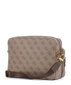 Milano Umhängetasche Lederimitat beige