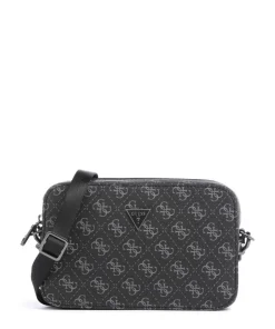 Milano Umhängetasche Lederimitat schwarz