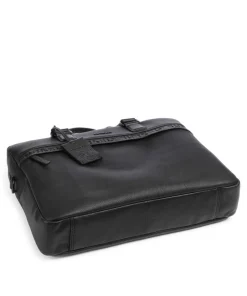 Minimal Mason Aktentasche 15″ genarbtes Leder schwarz