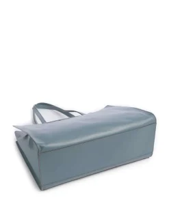 Mirra Shopper fein genarbtes Rindsleder blaugrau