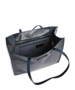 Mirra Shopper fein genarbtes Rindsleder dunkelblau