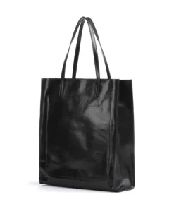 Mirra Shopper fein genarbtes Rindsleder schwarz