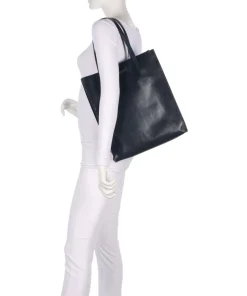 Mirra Shopper Rindsleder dunkelblau