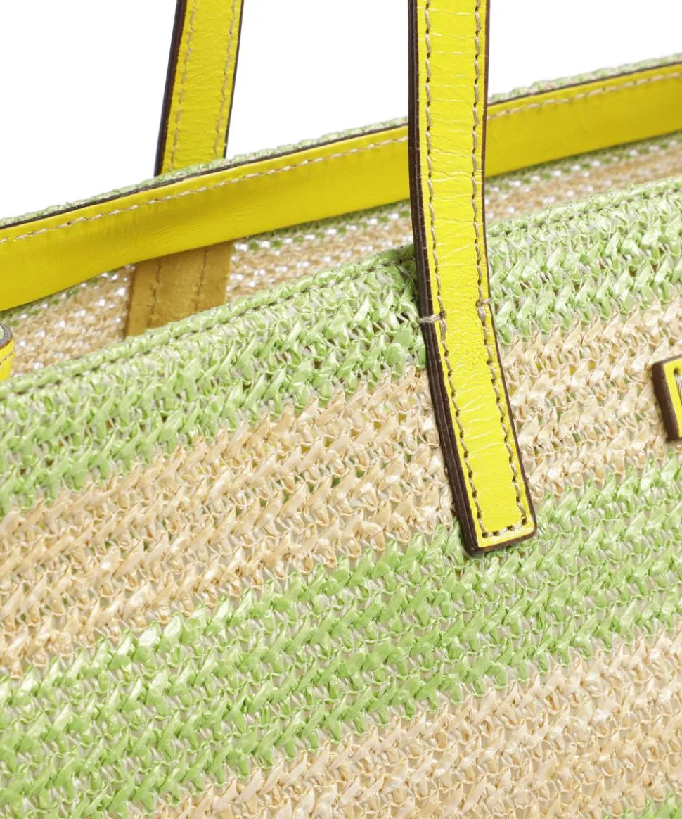 Mirra Wow Shopper Bast grün/beige