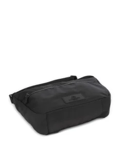 Mono Umhängetasche recyceltes Polyester schwarz