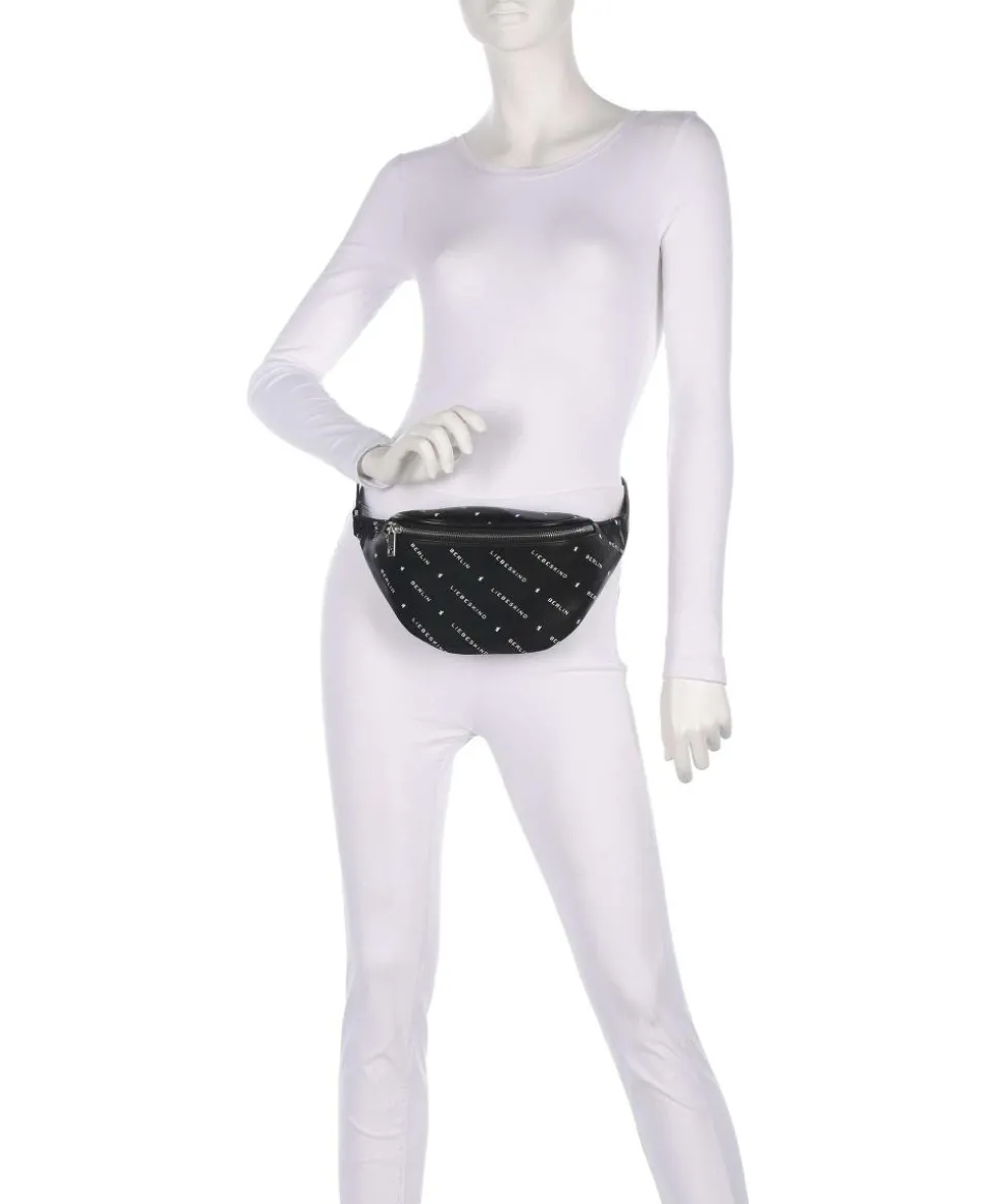 Monogram Soft Nappa M Gürteltasche fein genarbtes Leder schwarz