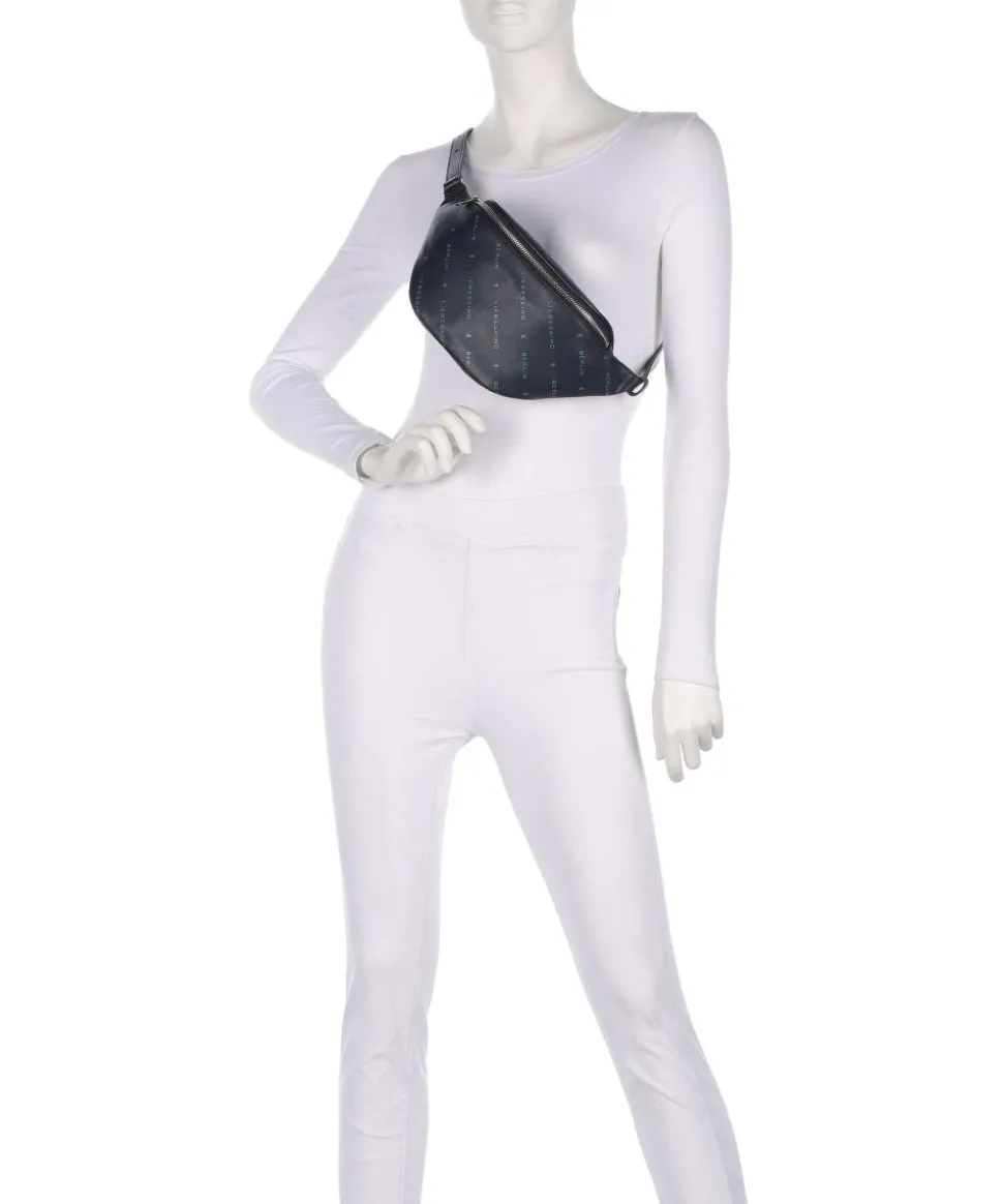 Monogram Soft Nappa M Gürteltasche fein genarbtes Leder navy