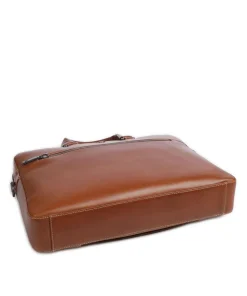 Montana Aktentasche 15″ fein genarbtes Rindsleder braun