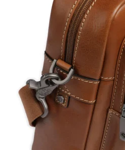 Montana Aktentasche 15″ genarbtes Rindsleder cognac