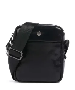 Montana Umhängetasche fein genarbtes Rindsleder schwarz