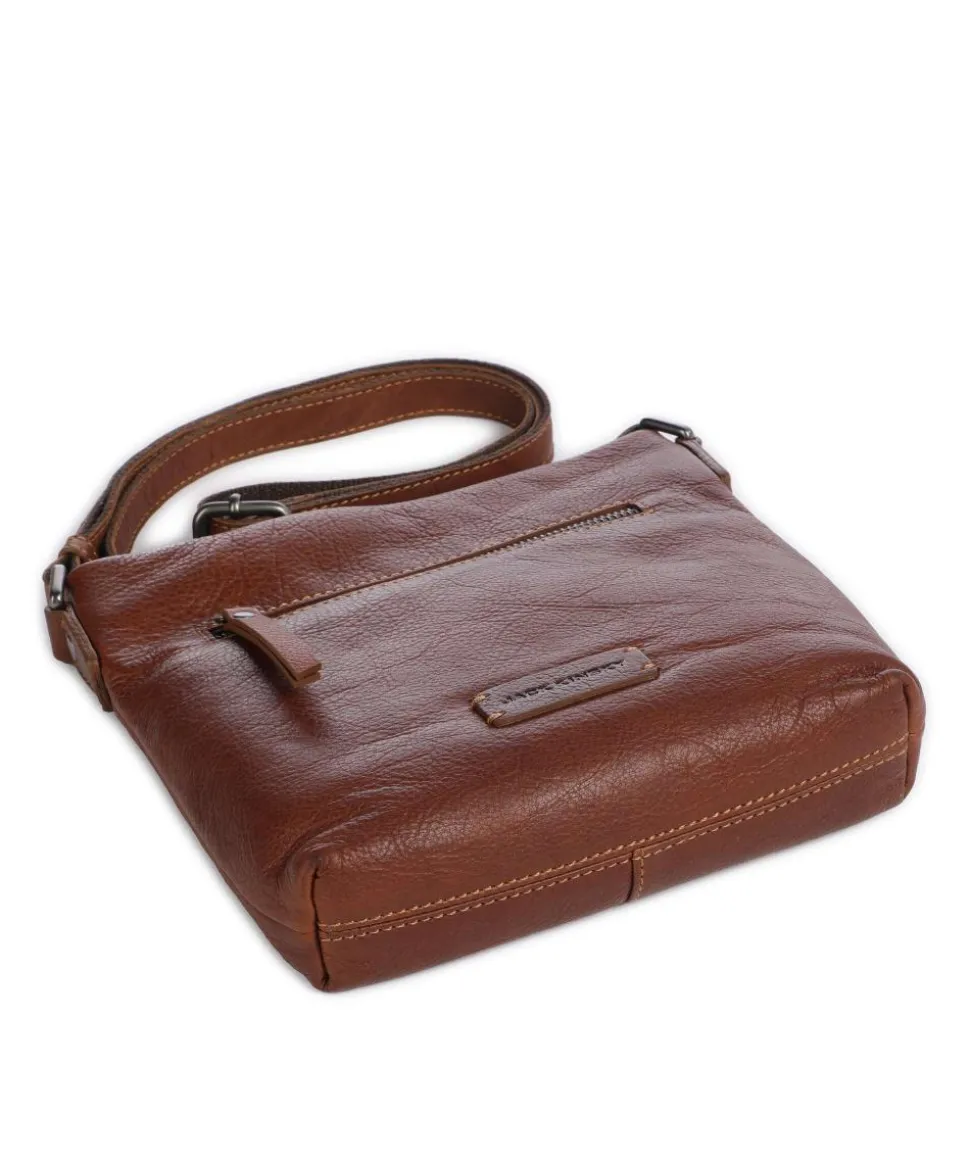 Montreal 20N Umhängetasche genarbtes Leder cognac