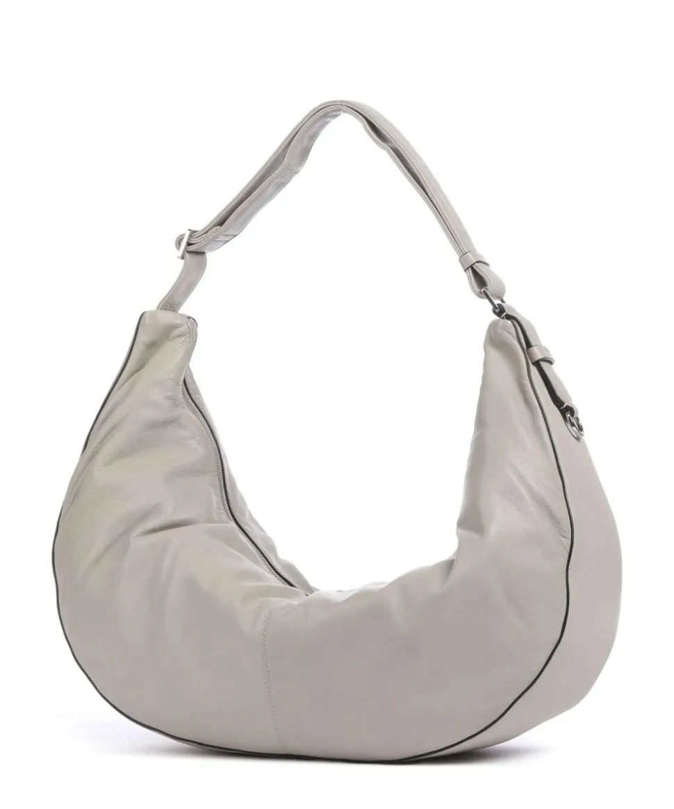 Moon Sheep Natural L Beuteltasche Schafsleder grau/beige