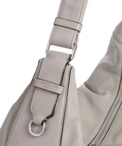 Moon Sheep Natural L Beuteltasche Schafsleder grau/beige