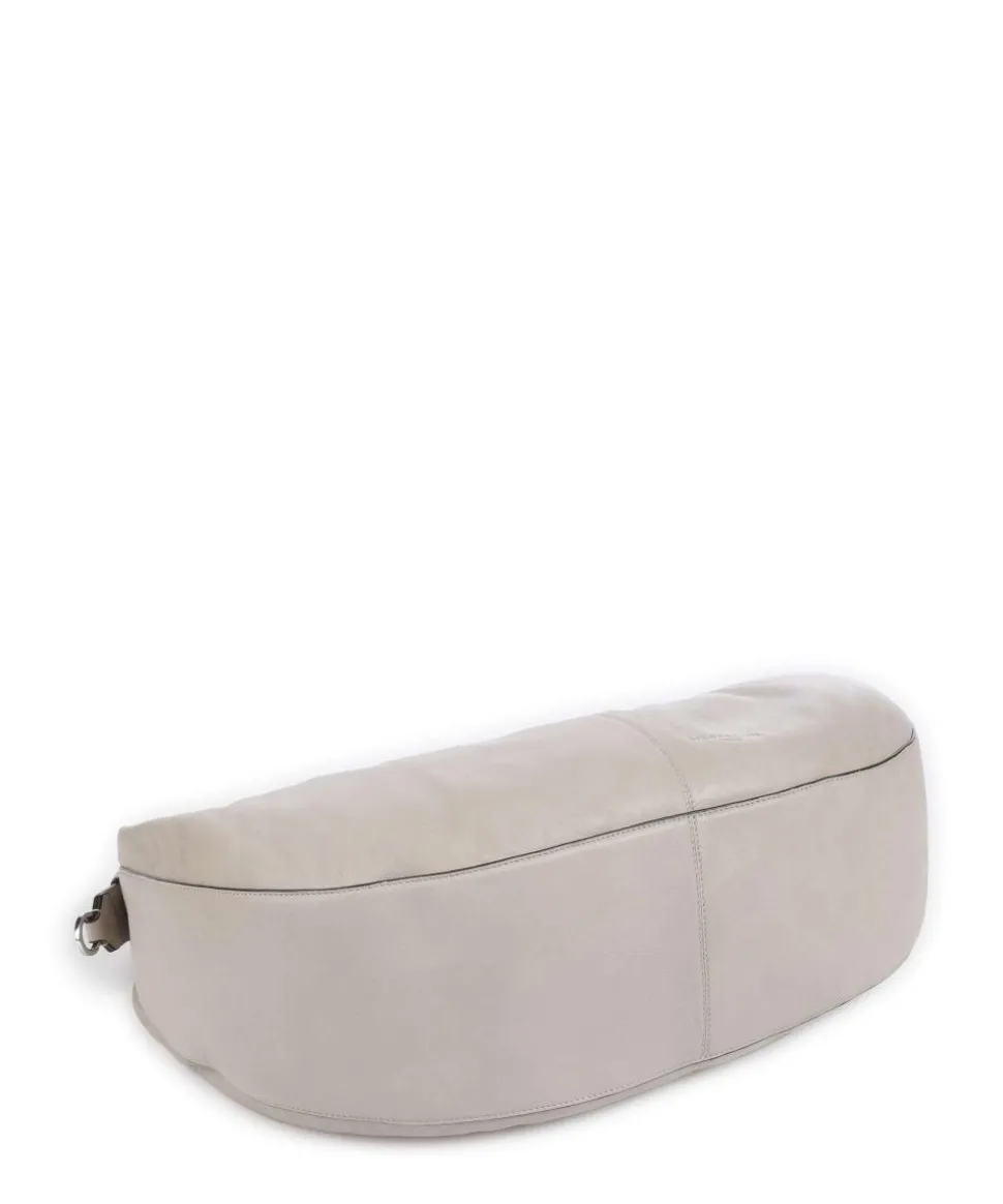 Moon Sheep Natural L Beuteltasche Schafsleder grau/beige