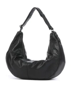 Moon Sheep Natural L Beuteltasche Schafsleder schwarz