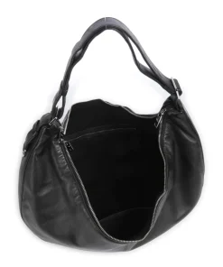 Moon Sheep Natural L Beuteltasche Schafsleder schwarz