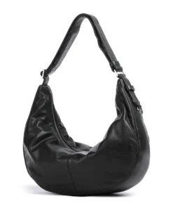 Moon Sheep Natural M Beuteltasche Schafsleder schwarz