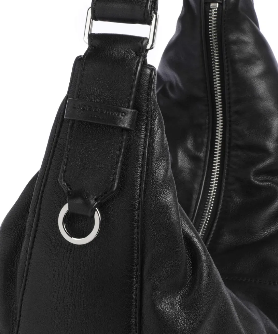 Moon Sheep Natural M Beuteltasche Schafsleder schwarz