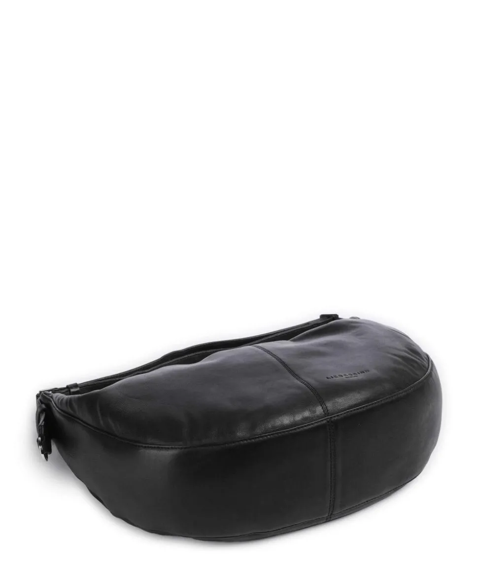 Moon Sheep Natural M Beuteltasche Schafsleder schwarz