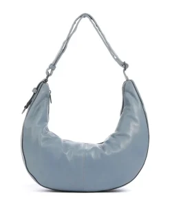 Moon Sheep Natural M Beuteltasche Schafsleder blaugrau