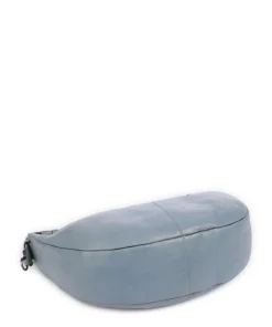 Moon Sheep Natural M Beuteltasche Schafsleder blaugrau