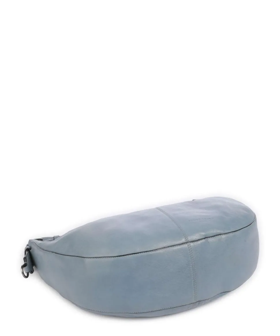 Moon Sheep Natural M Beuteltasche Schafsleder blaugrau