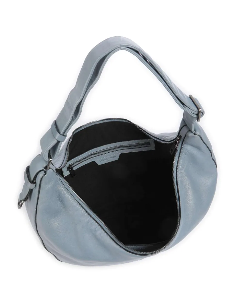 Moon Sheep Natural M Beuteltasche Schafsleder blaugrau