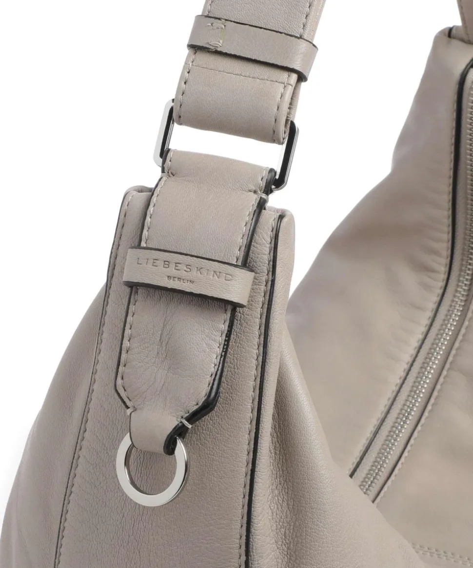 Moon Sheep Natural M Beuteltasche Schafsleder taupe