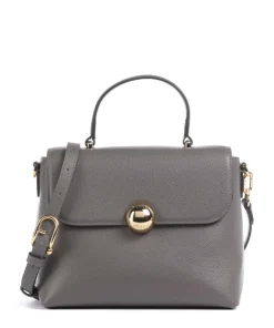 Moonlight S Handtasche genarbtes Leder dunkelgrau