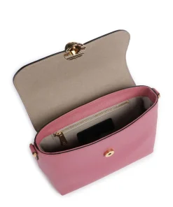 Moonlight S Handtasche genarbtes Leder pink