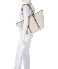 Moore Shopper Polyester, Canvas beige/grün