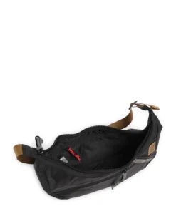 Mountain Umhängetasche recyceltes Ripstop-Nylon schwarz
