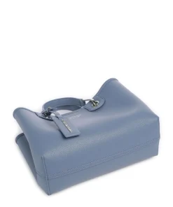 My EA Handtasche Lederimitat blaugrau