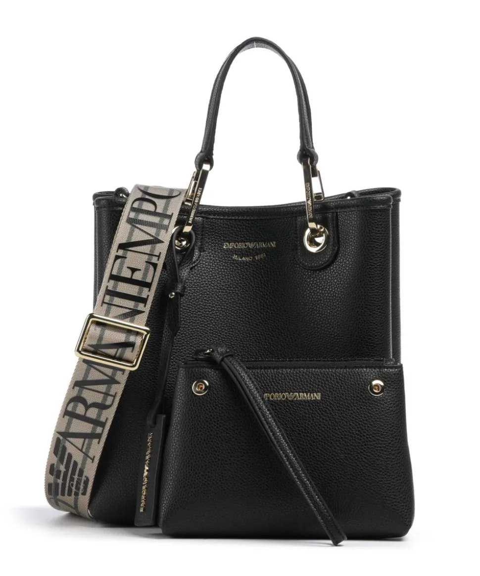 My EA Handtasche Lederimitat schwarz