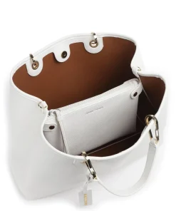 My EA Handtasche Lederimitat weiß