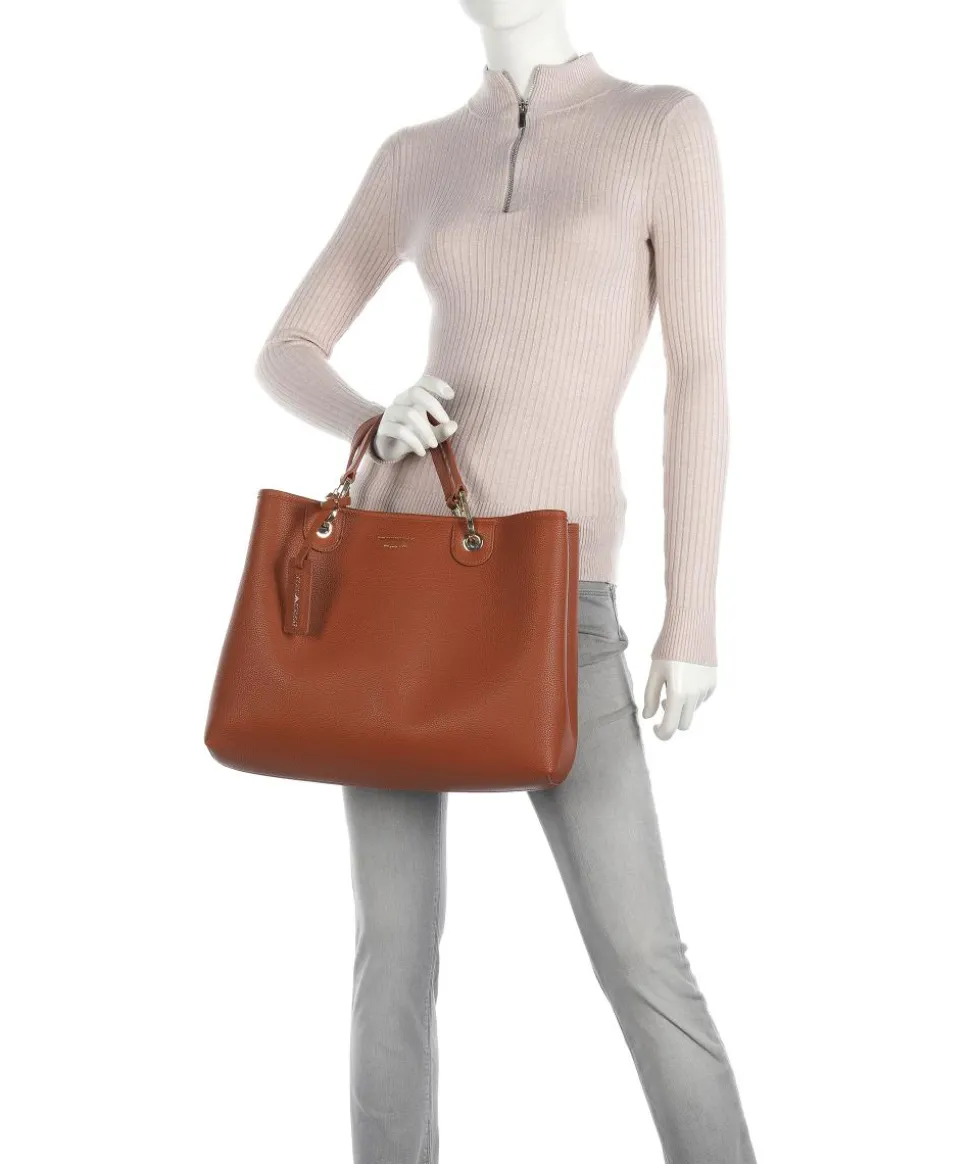 My EA Handtasche Lederimitat braun