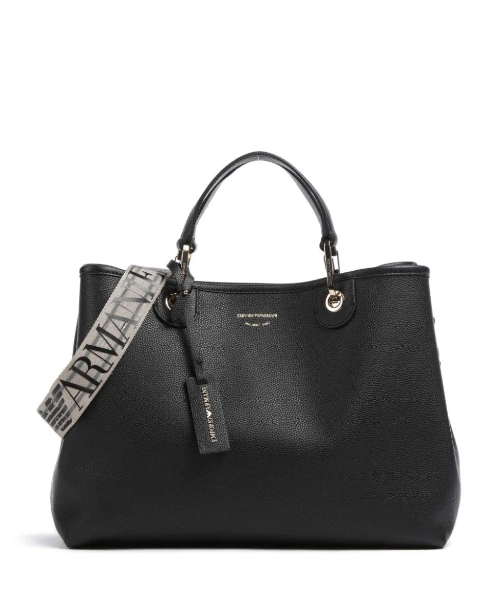 My EA Handtasche Lederimitat schwarz