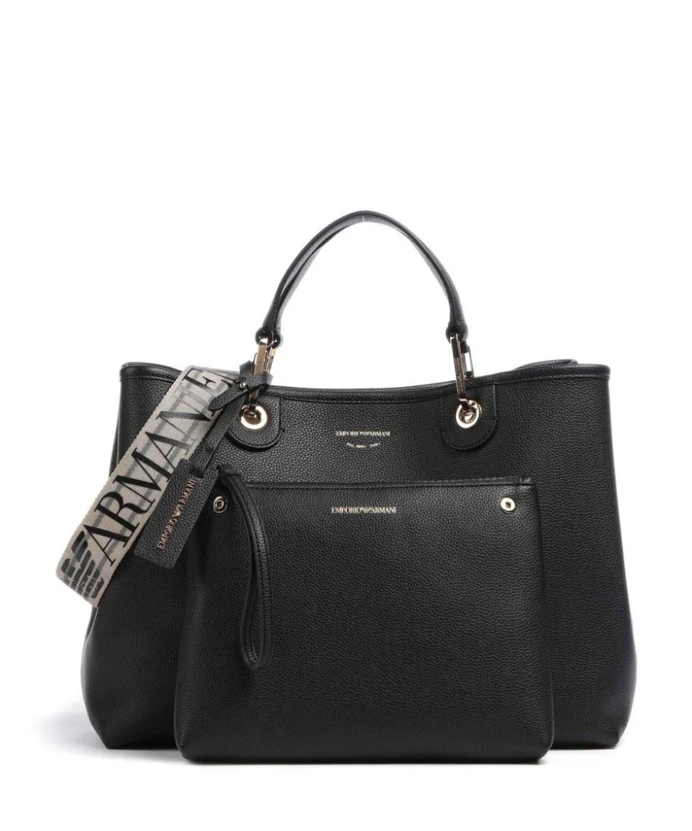 My EA Handtasche Lederimitat schwarz