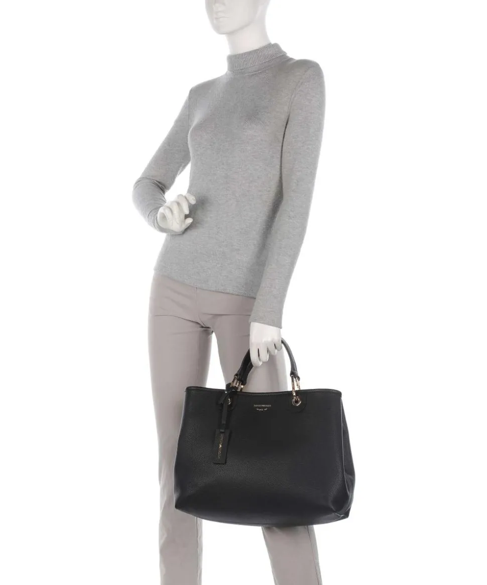 My EA Handtasche Lederimitat schwarz