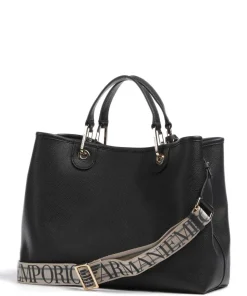 My EA Handtasche Lederimitat schwarz