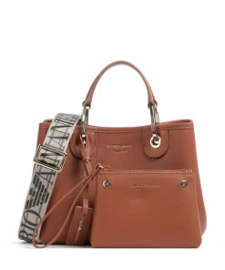 My EA Handtasche Lederimitat braun