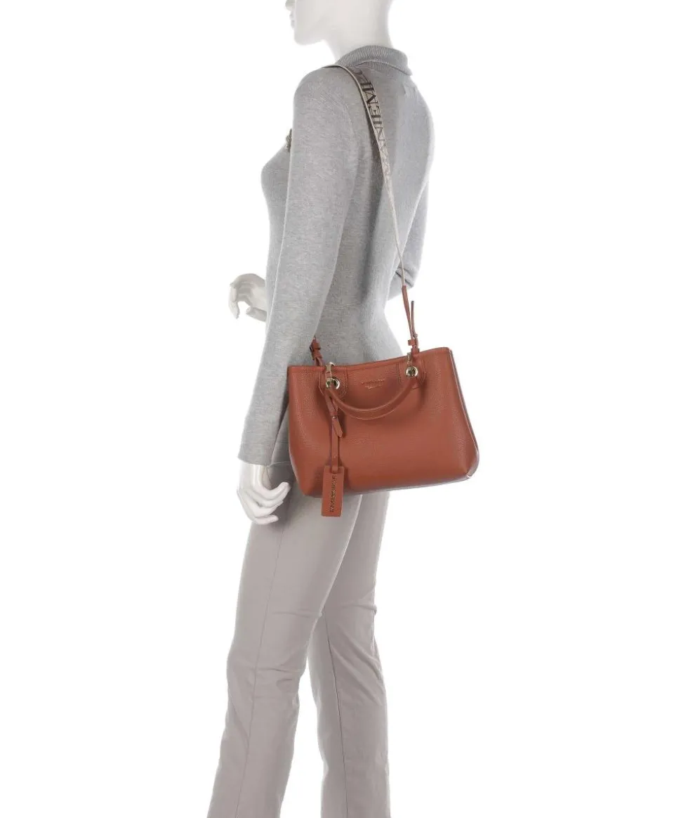 My EA Handtasche Lederimitat braun