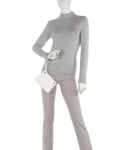 My EA Handtasche Lederimitat weiß