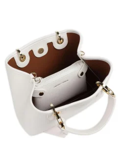 My EA Handtasche Lederimitat weiß