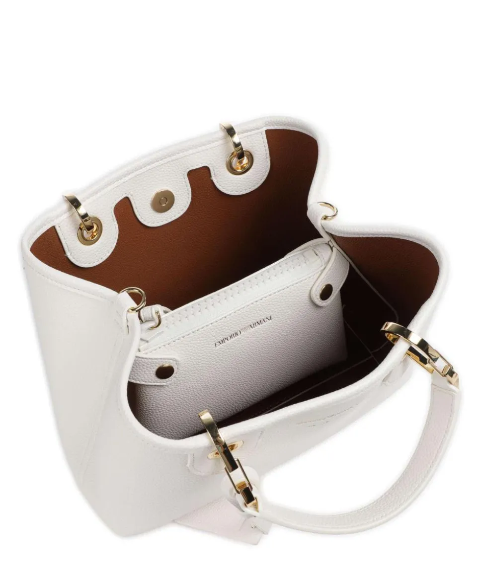 My EA Handtasche Lederimitat weiß