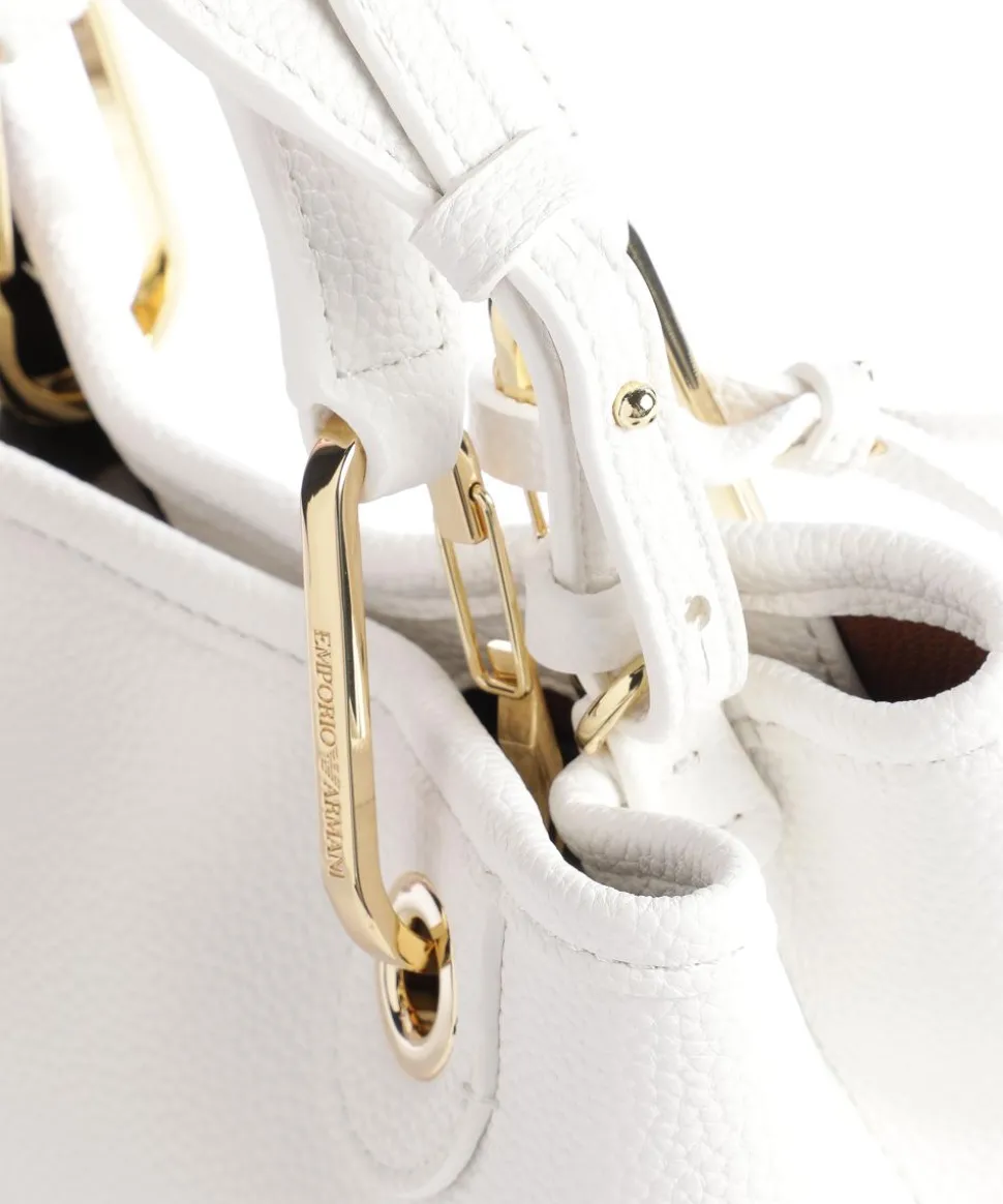 My EA Handtasche Lederimitat weiß